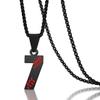 Aiyo Fashion Inspiration Baseball Jersey Number 0-99 Necklace - Stainless Steel Baseball Chain Pendant Necklace - Team Jewelry Gift for Boys & Girls view 2