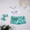 Yihuimin Kids Girls Magic Horse 3 Pcs Athletic Outfit Criss Cross Back Top with Booty Shorts Hairband Green 16 Years view 3
