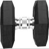 5-25LB Hex Dumbbell Set with Rack Rubber Coated Dumbbell Set with Rack 150 Pound Weight for Home Gym view 3