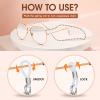 ONESING 4 Pcs Eyeglass Chains for Women Eyeglasses Strap Holder Beaded Glass Chains Glasses Lanyard Glasses Necklace Eyewear Retainer view 3