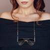 ONESING 4 Pcs Eyeglass Chains for Women Eyeglasses Strap Holder Beaded Glass Chains Glasses Lanyard Glasses Necklace Eyewear Retainer view 4