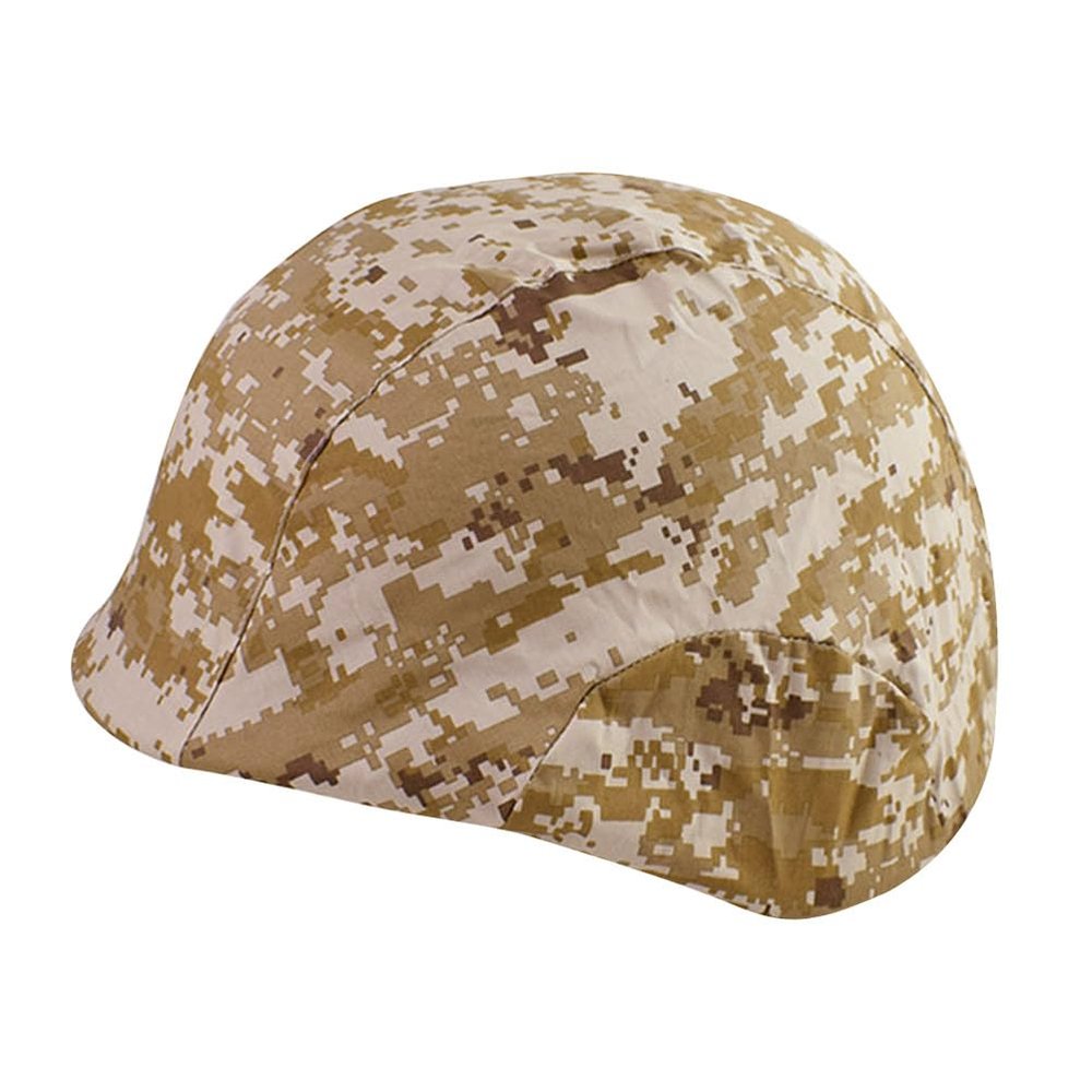 Camouflage Helmet Cover Digital Pattern Brown for Hunting and Outdoor Activities Durable Comfortable and Thick for Enhanced Protection