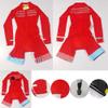CYTSH Cycling Suit Jumpsuit Women 20D Gel Cycling Set On Trousers And Short Sleeves Bike Clothing (Color : 3417, Size : 5XL) view 2