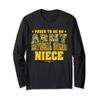 Proud To Be An Army National Guard Niece - Military Family Long Sleeve T-Shirt view 1