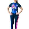 CYTSH Cycling Suit Jumpsuit Women 20D Gel Cycling Set On Trousers And Short Sleeves Bike Clothing (Color : 3413, Size : 5XL) view 1