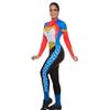 CYTSH Cycling Jersey Set For Women Jumpsuit Summer Long Sleeve Bike Suit Bicycle Clothing Pro Team Triathlon (ColorG : 112, Size : 3XL) view 1