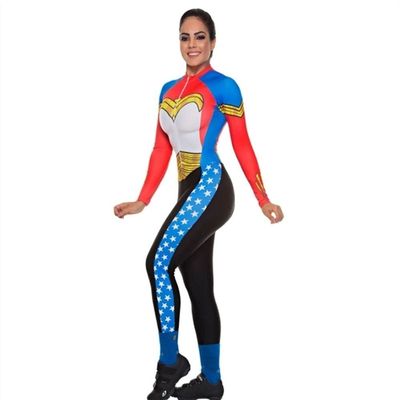 CYTSH Cycling Jersey Set For Women Jumpsuit Summer Long Sleeve Bike Suit Bicycle Clothing Pro Team Triathlon (ColorG : 112, Size : XXL)