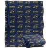 East Tennessee State University Lions Blanket, 50" x 60", Logo Pattern, Silky Touch Super Soft Throw view 1