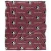 Florida State University Seminoles Blanket, 50" x 60", Logo Pattern, Silky Touch Super Soft Throw view 2
