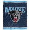 University of Maine Black Bears Blanket, 50" x 60", Logo Dots, Silky Touch Super Soft Throw view 2