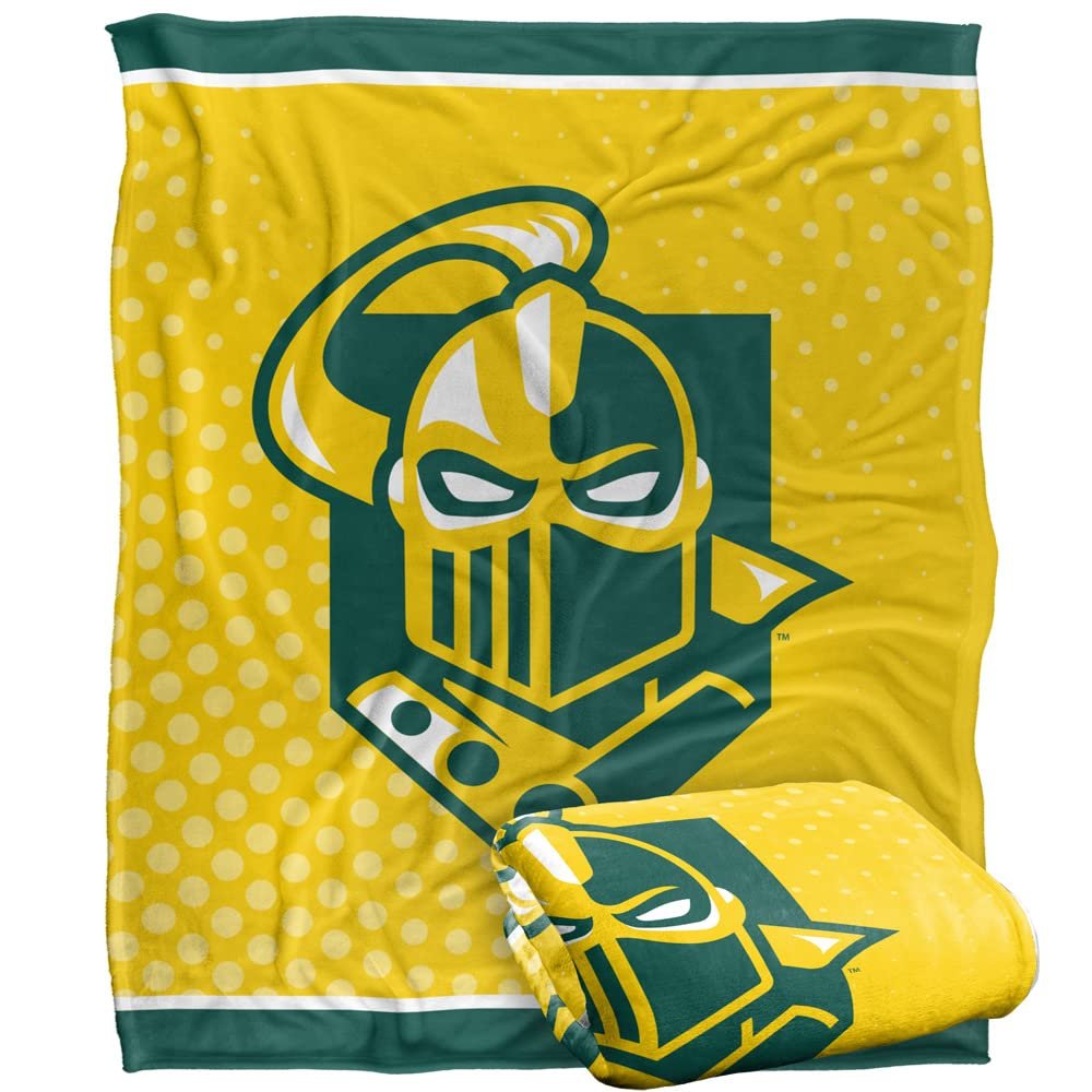 Clarkson University Golden Knights Blanket, 50" x 60", Logo Dots, Silky Touch Super Soft Throw