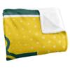 Clarkson University Golden Knights Blanket, 50" x 60", Logo Dots, Silky Touch Super Soft Throw view 3
