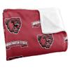 Bridgewater State Univeristy Bears Blanket, 36" x 58", Logo Pattern, Silky Touch Super Soft Throw view 3