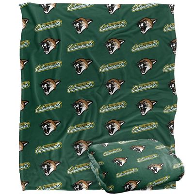 University of Vermont Catamounts Blanket, 50" x 60", Logo Pattern, Silky Touch Super Soft Throw