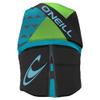 O'Neill Women's Reactor USCG Life Vest Black/Dayglo/Turquoise, 12 view 2