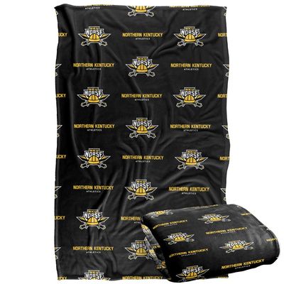 Northern Kentucky Univeristy Norse Blanket, 36" x 58", Logo Pattern, Silky Touch Super Soft Throw