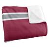 Henderson State University Reddies Blanket, 50" x 60", Primary Logo Stripes, Silky Touch Super Soft Throw view 3
