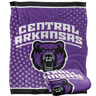 University of Central Arkansas Bears Blanket, 50" x 60", Logo Dots, Silky Touch Super Soft Throw