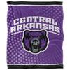 University of Central Arkansas Bears Blanket, 50" x 60", Logo Dots, Silky Touch Super Soft Throw view 2