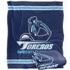 University of San Diego Toreros Blanket, 50" x 60", Primary Logo Stripes, Silky Touch Super Soft Throw view 1