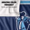 University of San Diego Toreros Blanket, 50" x 60", Primary Logo Stripes, Silky Touch Super Soft Throw view 4