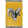 Framingham State University Rams Blanket, 36" x 58", Logo Dots, Silky Touch Super Soft Throw view 2