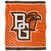 Bowling Green State University Wildcats Blanket, 50" x 60", Logo Dots, Silky Touch Super Soft Throw view 2