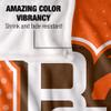 Bowling Green State University Wildcats Blanket, 50" x 60", Logo Dots, Silky Touch Super Soft Throw view 4