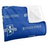 Indiana State University Sycamores Blanket, 36" x 58", Logo Pattern, Silky Touch Super Soft Throw view 3