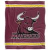 Colorado Mesa University Mavericks Blanket, 50" x 60", Primary Logo Stripes, Silky Touch Super Soft Throw view 2