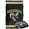 Framingham State University Rams Blanket, 36" x 58", Primary Logo Stripes, Silky Touch Super Soft Throw view 1