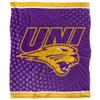 University of Northern Iowa Panthers Blanket, 50" x 60", Logo Dots, Silky Touch Super Soft Throw view 2