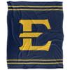 East Tennessee State University Lions Blanket, 50" x 60", Primary Logo Stripes, Silky Touch Super Soft Throw view 2