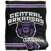 University of Central Arkansas Bears Blanket, 50" x 60", Primary Logo Stripes, Silky Touch Super Soft Throw view 1