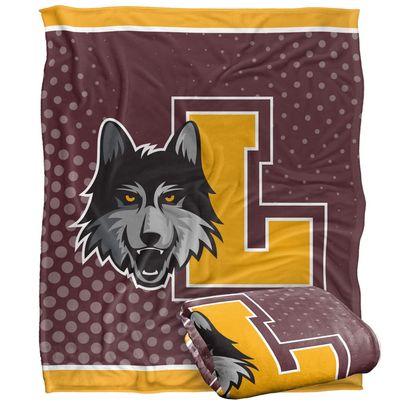Loyola Univeristy Chicago Ramblers Blanket, 50" x 60", Logo Dots, Silky Touch Super Soft Throw