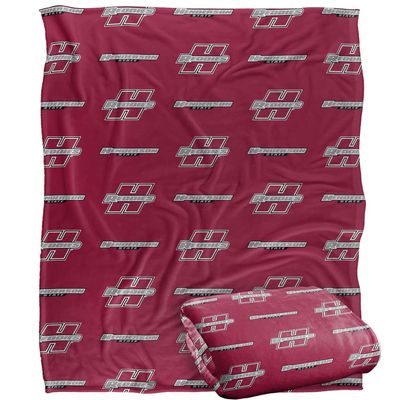 Henderson State University Reddies Blanket, 50" x 60", Logo Pattern, Silky Touch Super Soft Throw