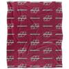 Henderson State University Reddies Blanket, 50" x 60", Logo Pattern, Silky Touch Super Soft Throw view 2