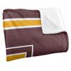 Loyola Univeristy Chicago Ramblers Blanket, 50" x 60", Primary Logo Stripes, Silky Touch Super Soft Throw view 3