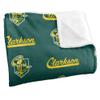 Clarkson University Golden Knights Blanket, 50" x 60", Logo Pattern, Silky Touch Super Soft Throw view 3