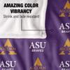 Alcorn State University Braves Blanket, 36" x 58", Logo Pattern, Silky Touch Super Soft Throw view 4