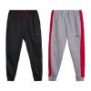 STX Boys' Track Pants - 2 Pack Performance Tricot Sport Jogger Sweatpants (4-16), Size 4, Light Grey/Black view 1