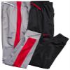 STX Boys' Track Pants - 2 Pack Performance Tricot Sport Jogger Sweatpants (4-16), Size 4, Light Grey/Black view 2