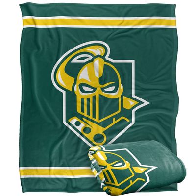Clarkson University Golden Knights Blanket, 50" x 60", Primary Logo Stripes, Silky Touch Super Soft Throw