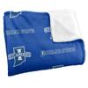 Indiana State University Sycamores Blanket, 50" x 60", Logo Pattern, Silky Touch Super Soft Throw view 3