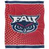 Florida Atlantic University Owls Blanket, 50" x 60", Logo Dots, Silky Touch Super Soft Throw view 2