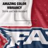 Florida Atlantic University Owls Blanket, 50" x 60", Logo Dots, Silky Touch Super Soft Throw view 4