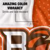 Bowling Green State University Wildcats Blanket, 36" x 58", Logo Dots, Silky Touch Super Soft Throw view 4