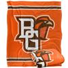 Bowling Green State University Wildcats Blanket, 50" x 60", Primary Logo Stripes, Silky Touch Super Soft Throw view 1