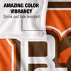 Bowling Green State University Wildcats Blanket, 50" x 60", Primary Logo Stripes, Silky Touch Super Soft Throw view 4