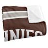 St. Bonaventure University Bonnies Blanket, 36" x 58", Primary Logo Stripes, Silky Touch Super Soft Throw view 3